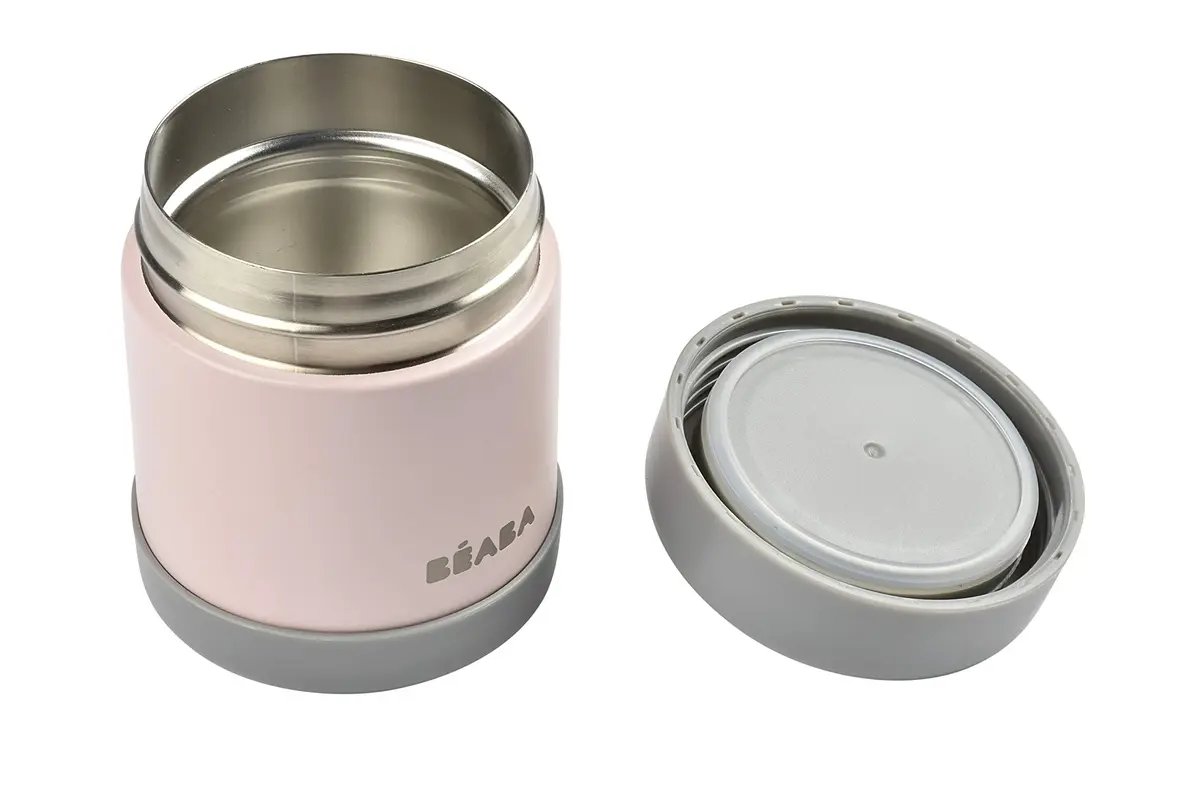 Béaba Stainless Steel Insulated Food Jar 10 oz | Kids Thermos, Leakproof, Keeps Food Hot & Cold - view 3