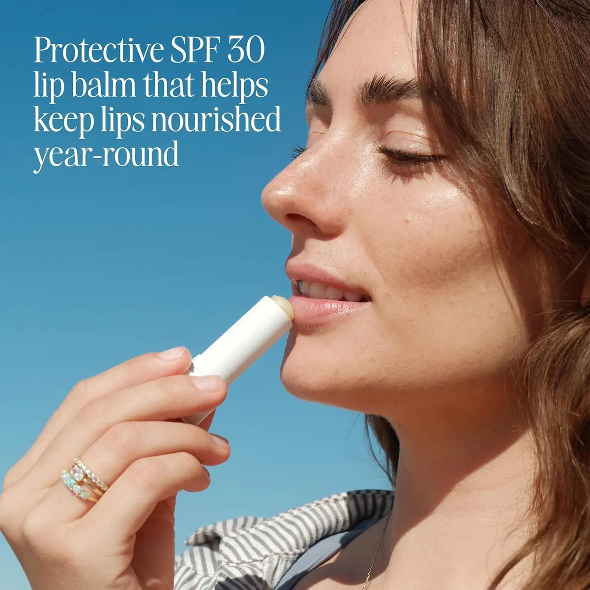 COOLA Liplux SPF 30 Organic Lip Balm Sunscreen 0.15 oz | Hydrating, Water-Resistant & Vegan - view 2