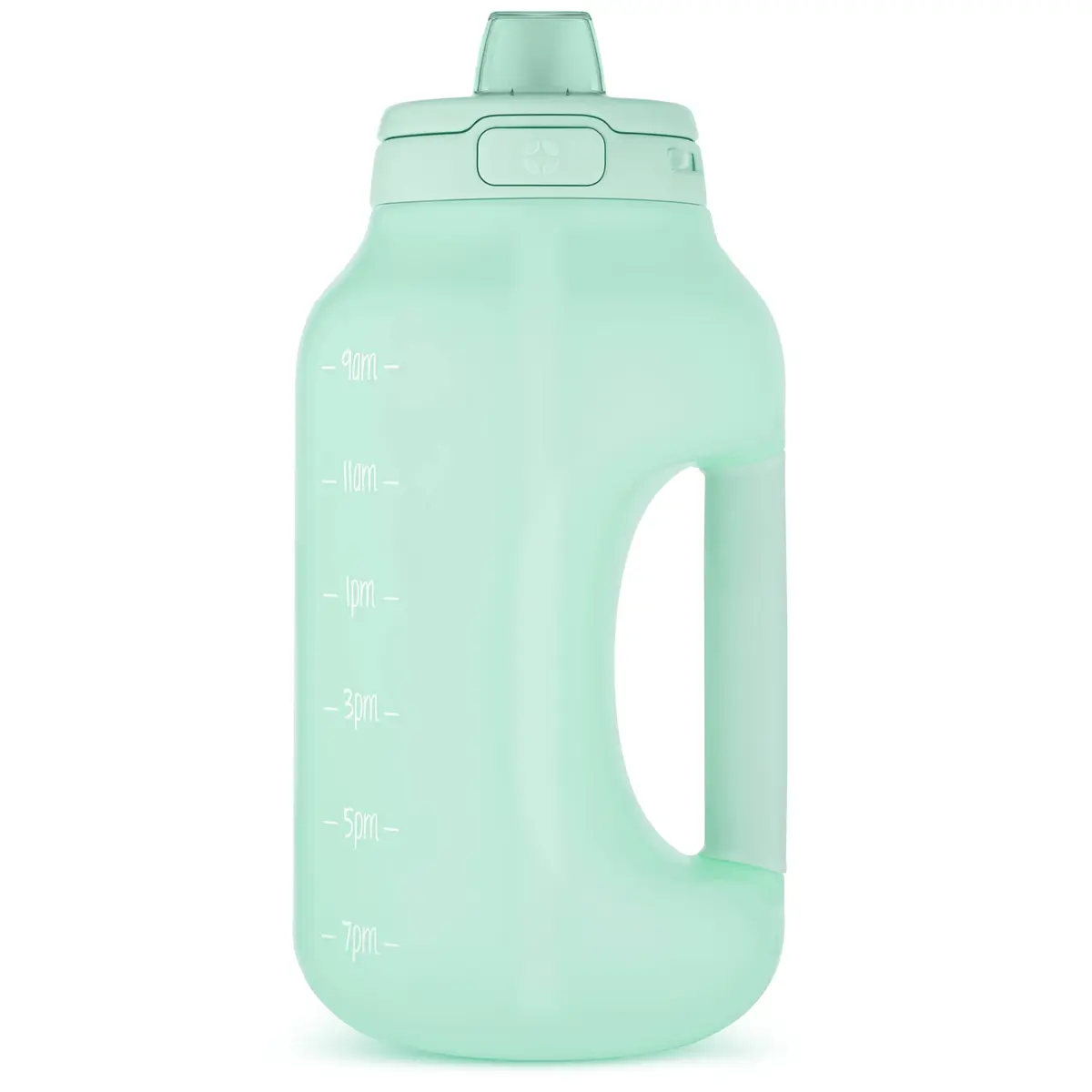 Ello Hydra 64oz BPA-Free Plastic Water Jug with Time Markers, Yucca | Large Capacity Hydration Bottle with Leakproof Flip Lid - main product image