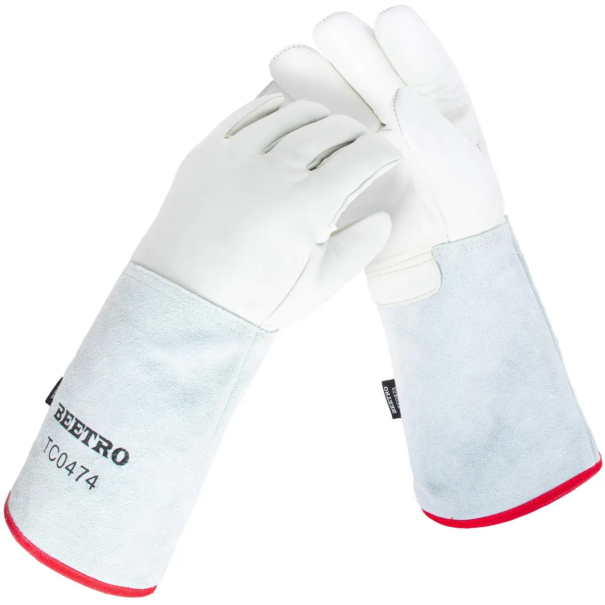 BEETRO Cryogenic Gloves for Liquid Nitrogen Handling -180°C (-292°F) | 14 Inch Length, Waterproof Leather - main product image