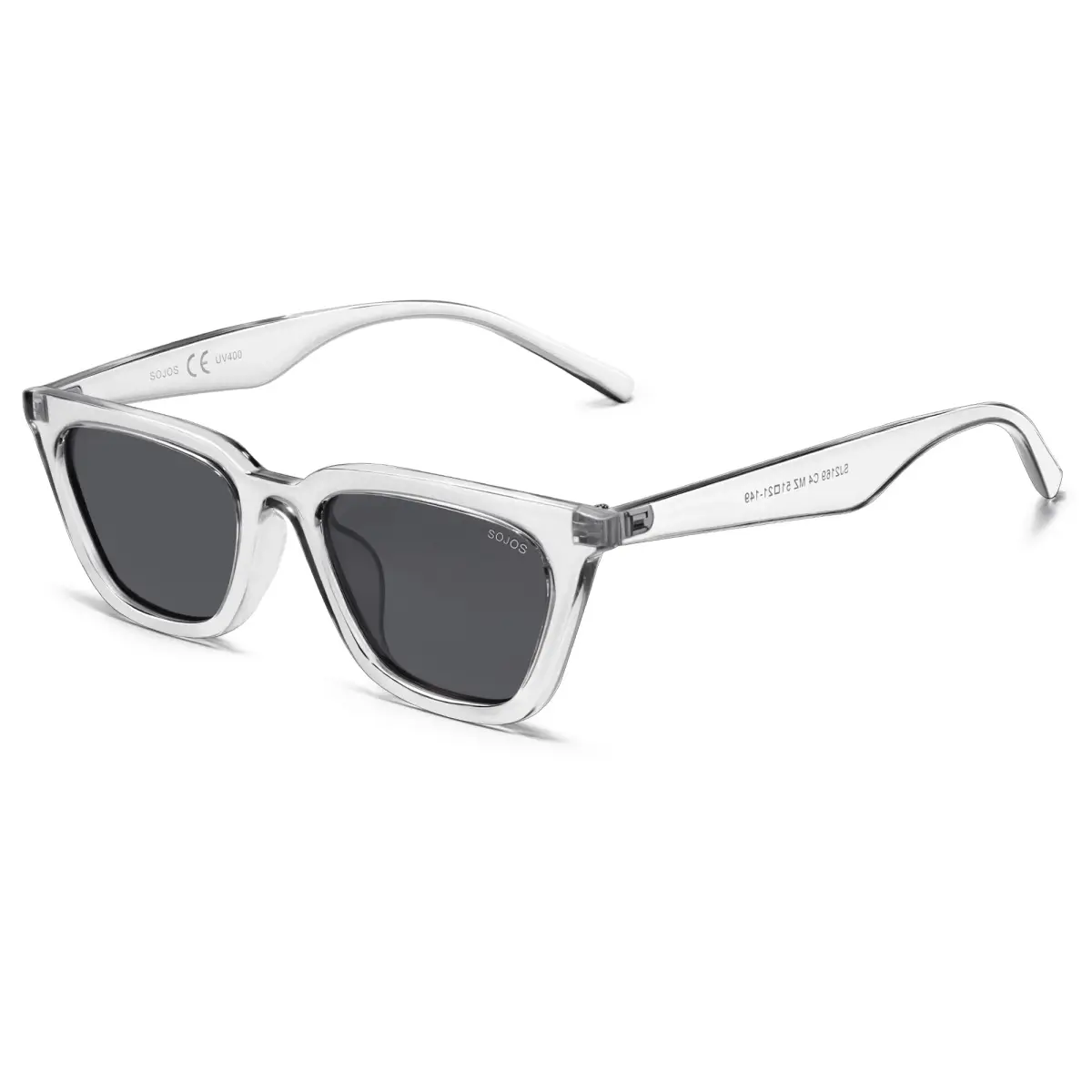 SOJOS Polarized Narrow Square Cateye Sunglasses SJ2169 51mm (2.01in) | UV400 Protection - main product image