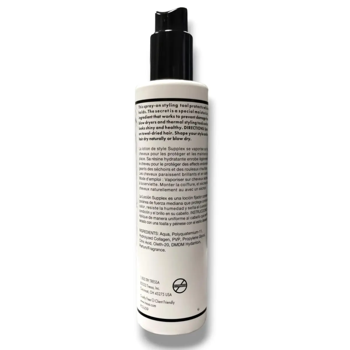 Tressa Supplex Styling Lotion Prevents Heat Damage, Medium Hold, Light Weight, 8.5 Fl Oz (3 Pack) | Supports Healthy Shine - view 7