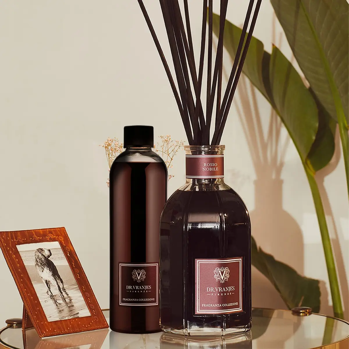 Dr. Vranjes Rosso Nobile Aroma Diffuser Refill 500 ml | Fruity Orange & Strawberry Scent, Made in Italy - view 5