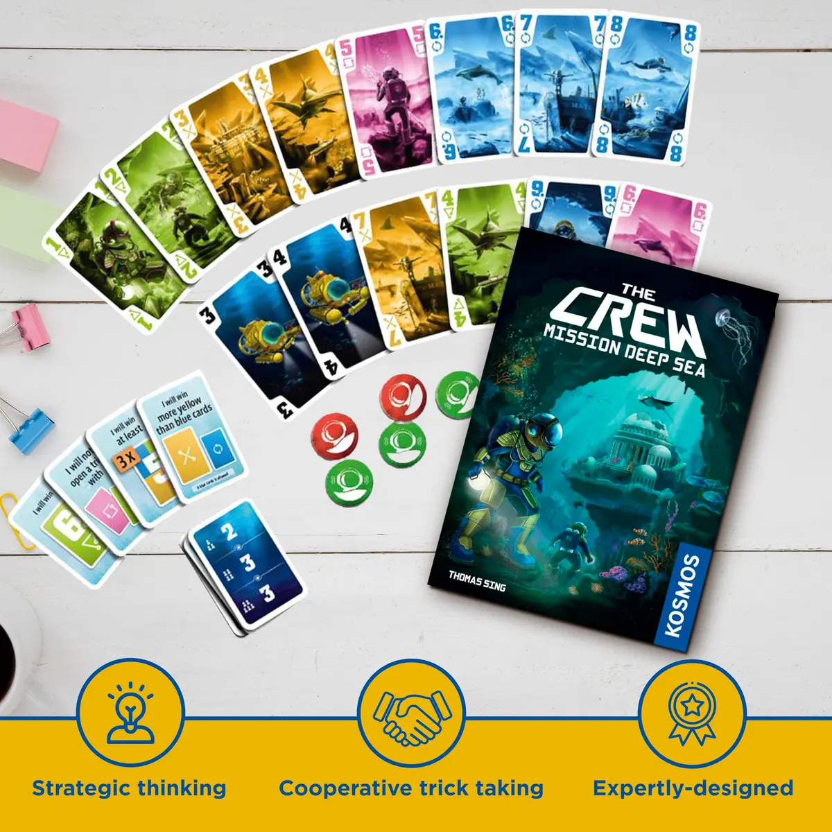 The Crew: Mission Deep Sea Cooperative Card Game for 2-5 Players | 32 Levels of Difficulty - view 6