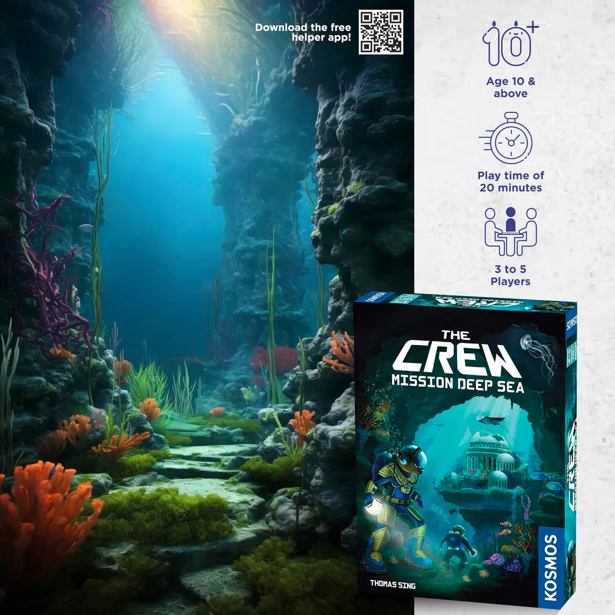 The Crew: Mission Deep Sea Cooperative Card Game for 2-5 Players | 32 Levels of Difficulty - view 2