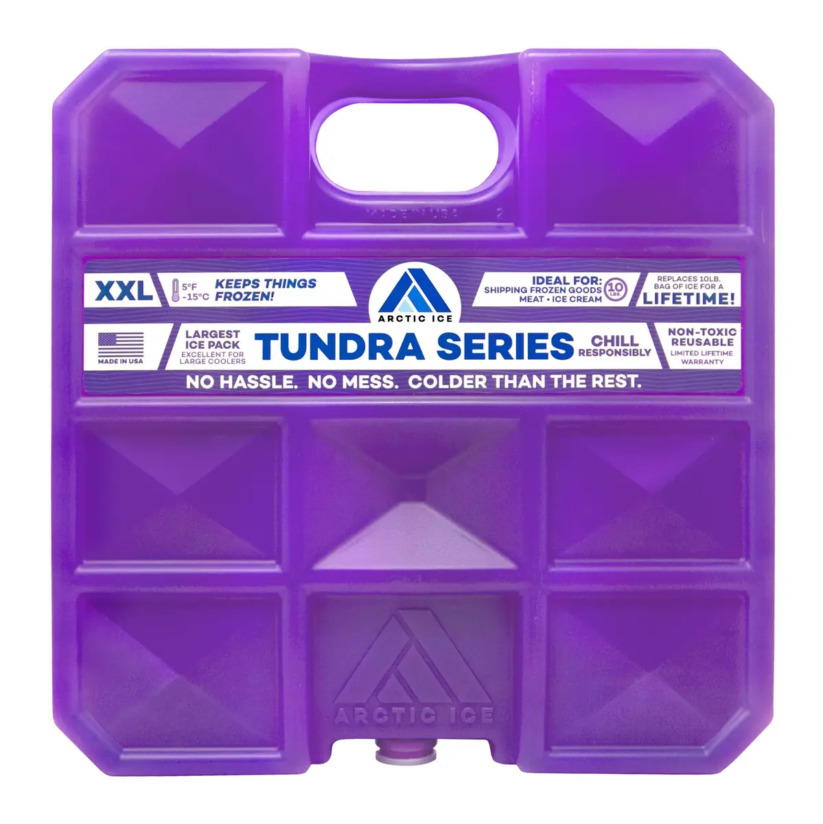 Arctic Ice Tundra Series XX-Large 10 lb (4.54 kg) Reusable Ice Pack | Long-Lasting Cold for Coolers - main product image