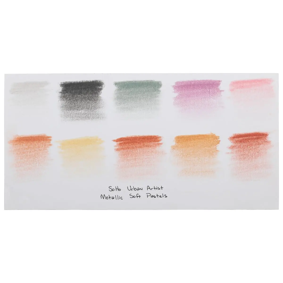 Soho Urban Artist Soft Pastels Set of 10 Iridescent Metallic Colors | Vibrant Pastel Sticks for Art, Drawing, Blending, Layering, Shading - view 5