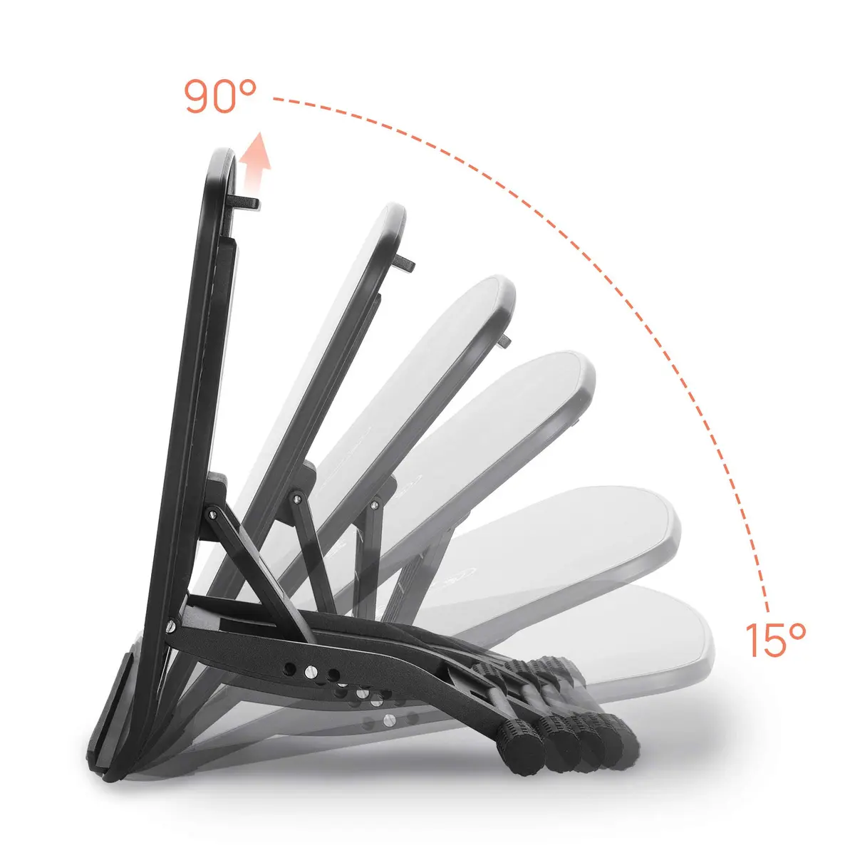 Parblo PR 100 Universal Tablet Stand with Drawing Glove, 1.74 lb (790g) | Adjustable 10-16 inch for Drawing Tablets, Laptops, Monitors - view 4