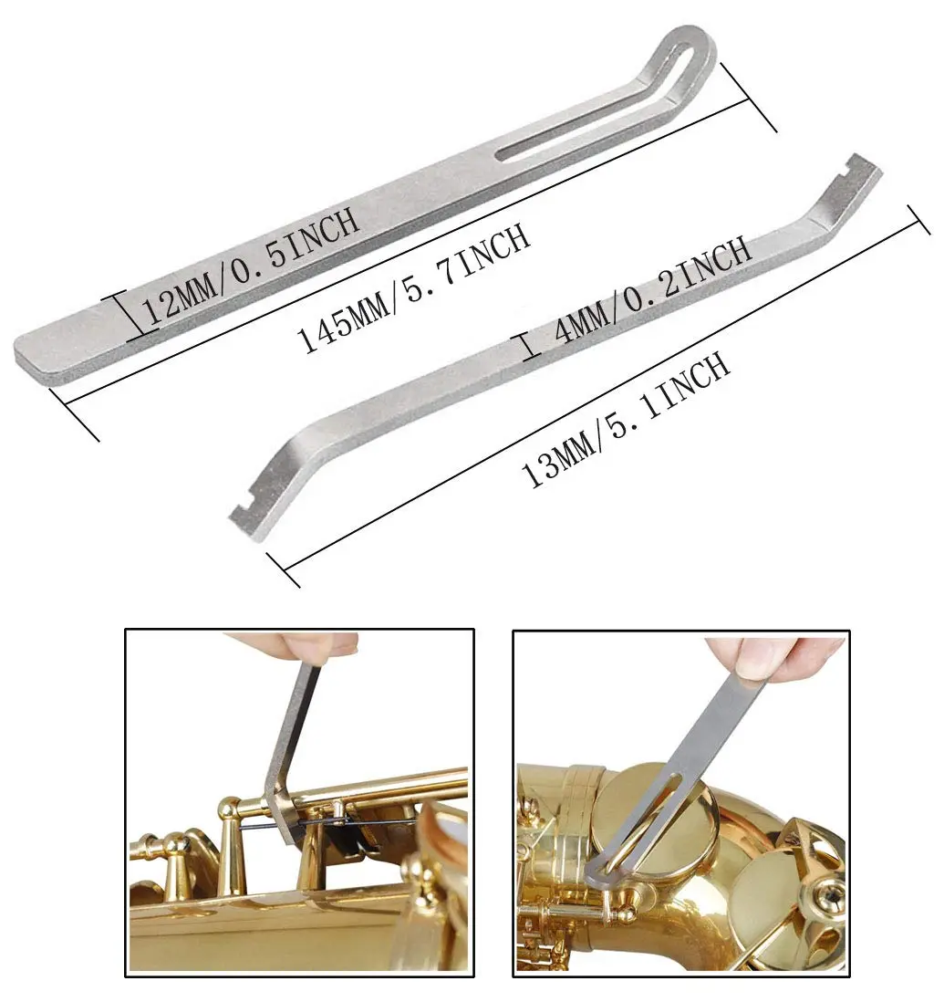Jiayouy Woodwind Instrument Repair Kit 6Pcs | Durable Steel Spring Tools for Sax Clarinet Oboe Flute Piccolo - view 4