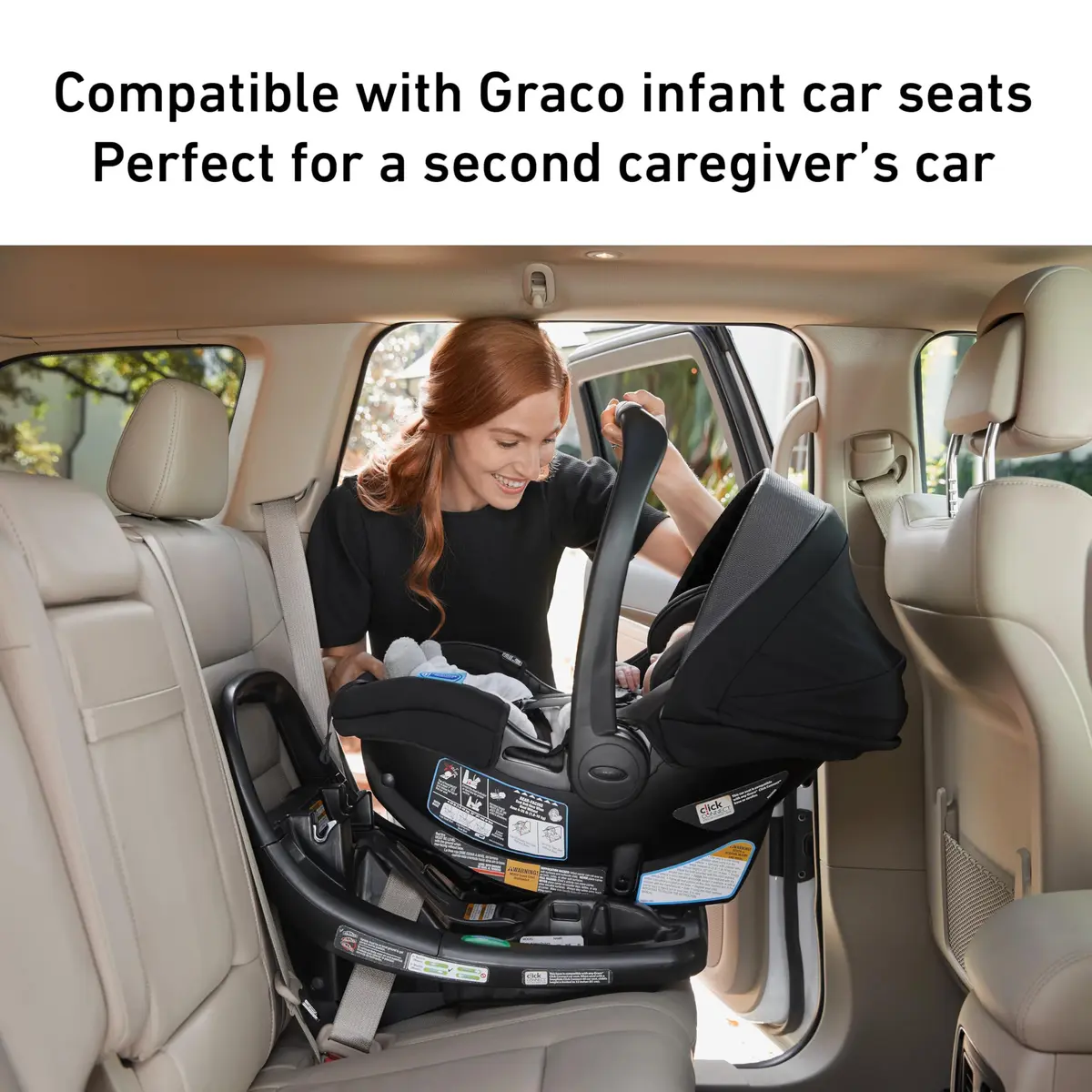 Graco SnugRide SnugFit Infant Car Seat Base Black | Rear-Facing Safety & Easy Install - view 2