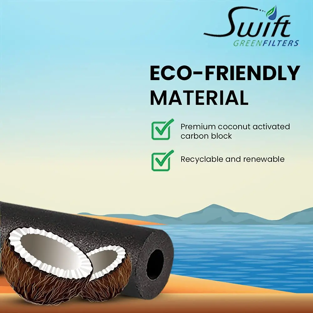 Swift Green Filters SGF-A1 Compatible Commercial Water Filter 3 Pack | Reduces VOCs & Odor, Made in USA - view 4