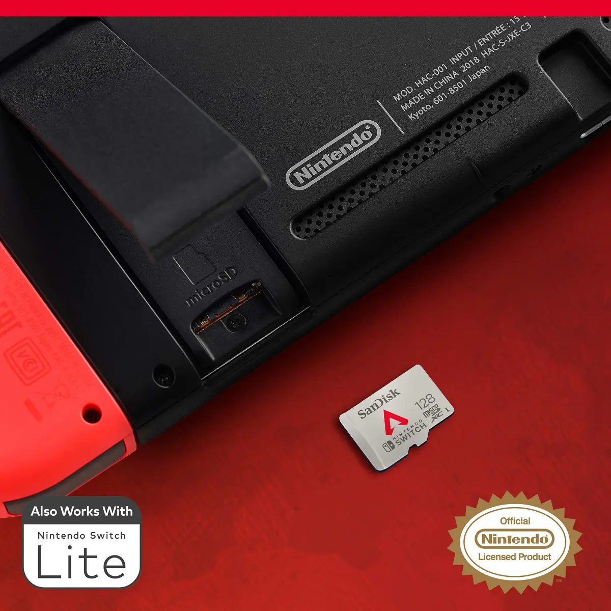 SanDisk 128GB microSDXC Card for Nintendo Switch, Apex Legends Edition | 100MB/s Read, 90MB/s Write - view 2