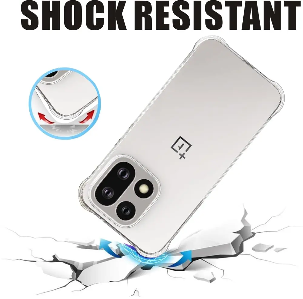 Folmeikat Compatible with OnePlus 15 5G Phone Case Clear | Drop & Scratch Protection (70-120 chars) - view 4