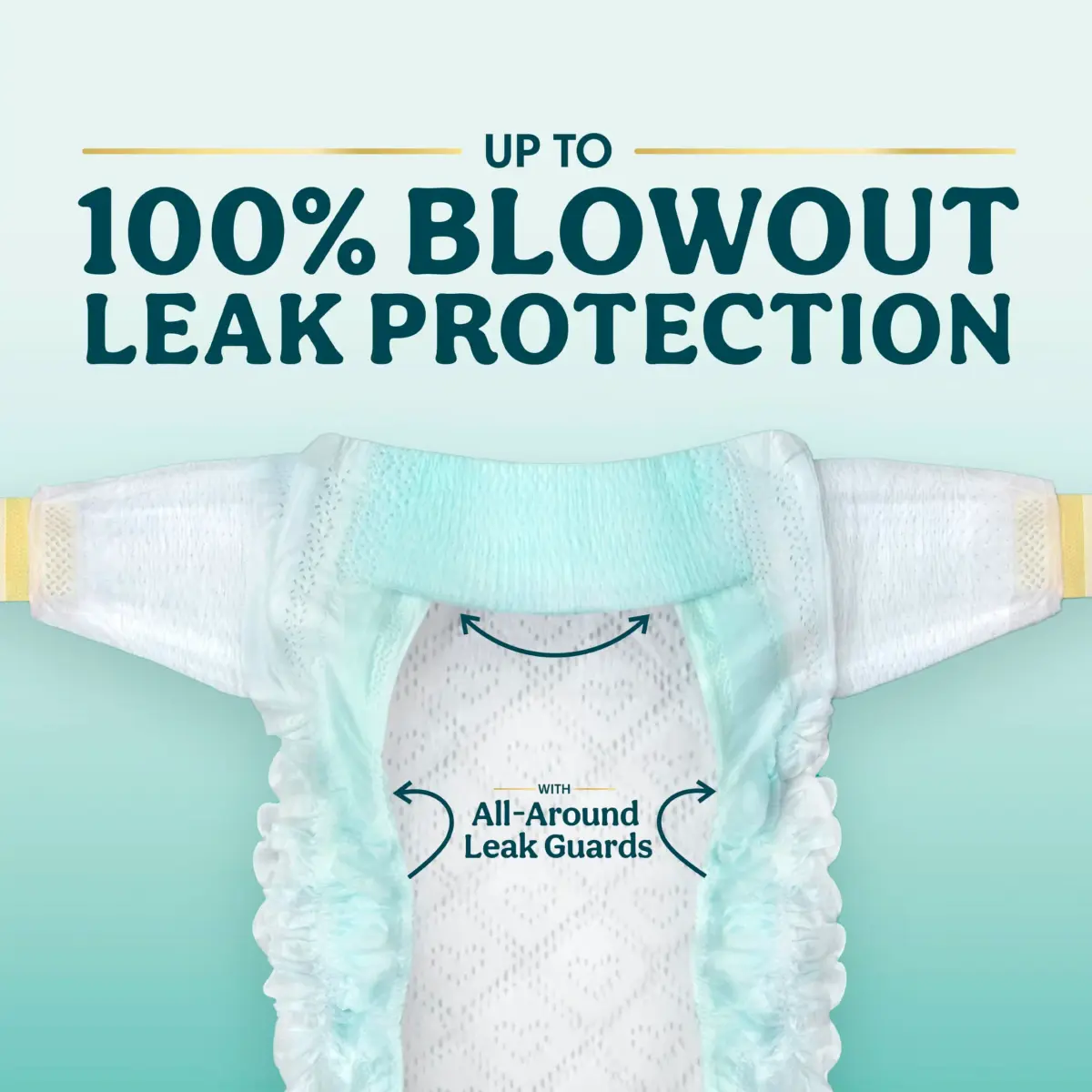 Pampers Swaddlers Diapers, Size Newborn (up to 10 lbs / 4.5 kg), 31 Count | Pediatrician Recommended Skin-Safe Disposable Baby Diaper - view 6