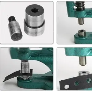 Pssopp Heavy Duty Metal Grommet Eyelet Punch 6.0 mm | Durable Hand Press Tool for Leather & Fabric - view 2