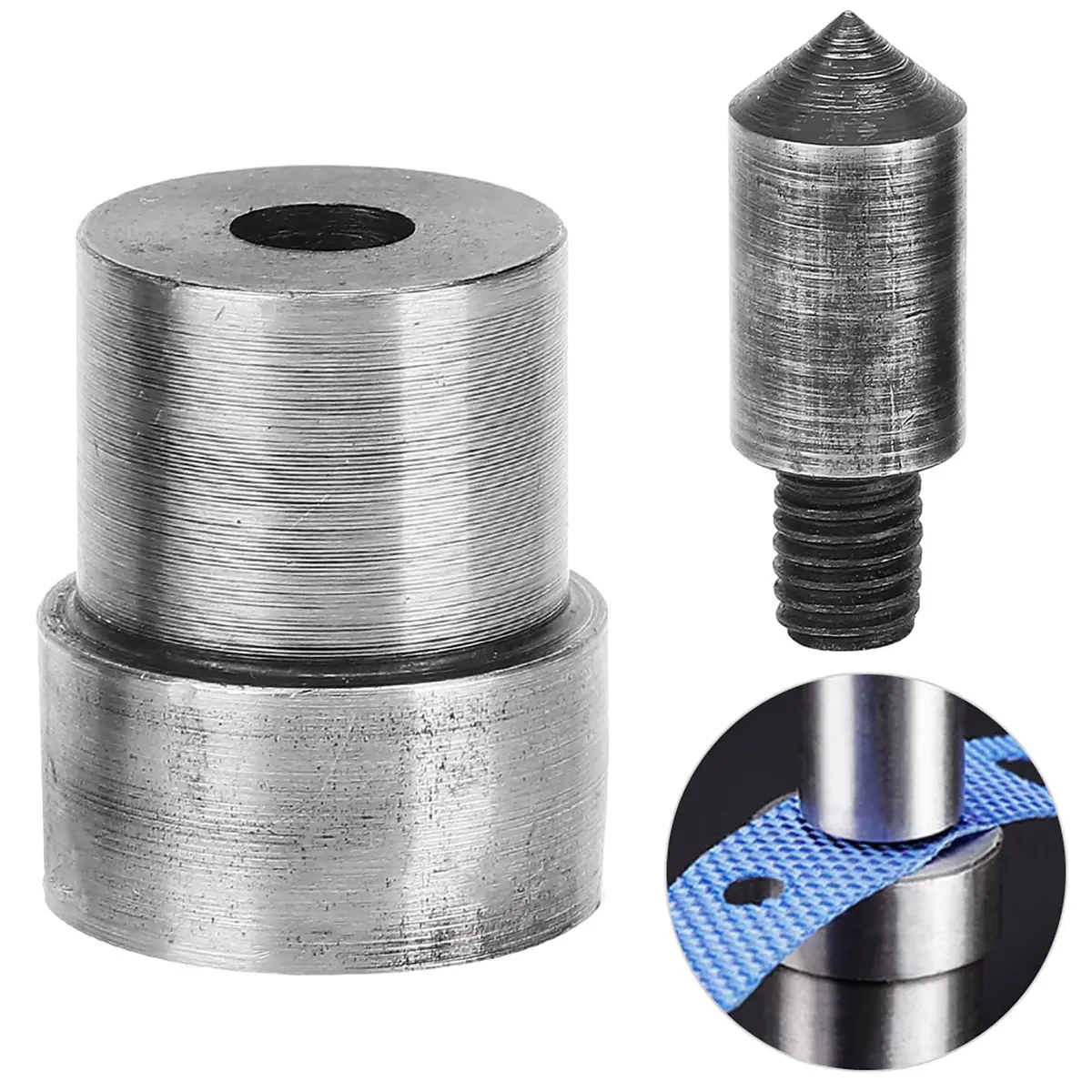Pssopp Heavy Duty Metal Grommet Eyelet Punch 6.0 mm | Durable Hand Press Tool for Leather & Fabric - view 6
