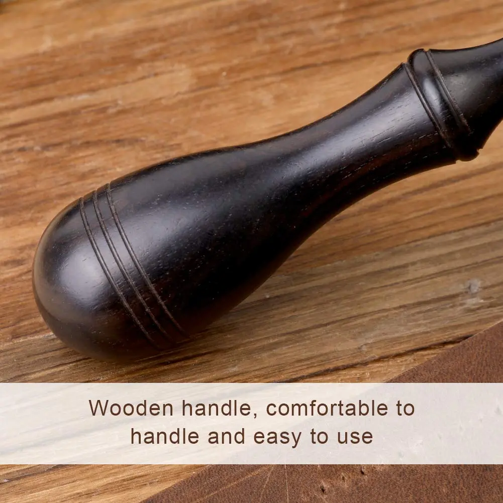 DIUDUS Leather Edge Beveler 2.25mm (1#) with Wood Handle | Essential Leather Crafting Tool for Smooth Edges - view 5