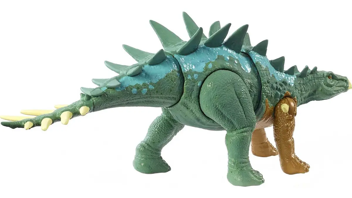 Mattel Jurassic World Toys Fierce Force Chialingosaurus Dinosaur Action Figure 12cm | Movable Joints & Realistic Sculpting - view 5