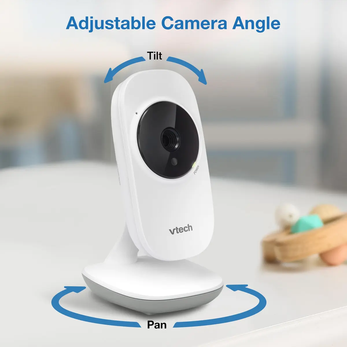VTech VM819 Baby Monitor with 2.8-Inch LCD Screen | No WiFi, 1000ft Range, Night Vision, Two-Way Talk, Temperature Sensor, Sound-Activated Screen, Lullabies - view 5