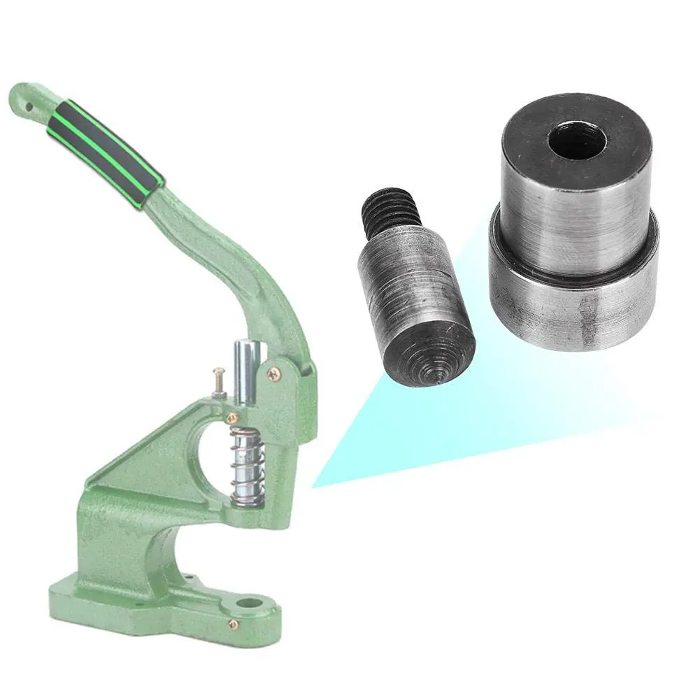 Pssopp Heavy Duty Metal Grommet Eyelet Punch Machine 8.0 mm | Durable Steel Tool for Leather & Fabric - main product image