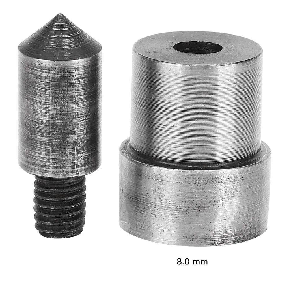 Pssopp Heavy Duty Metal Grommet Eyelet Punch Machine 8.0 mm | Durable Steel Tool for Leather & Fabric - view 2
