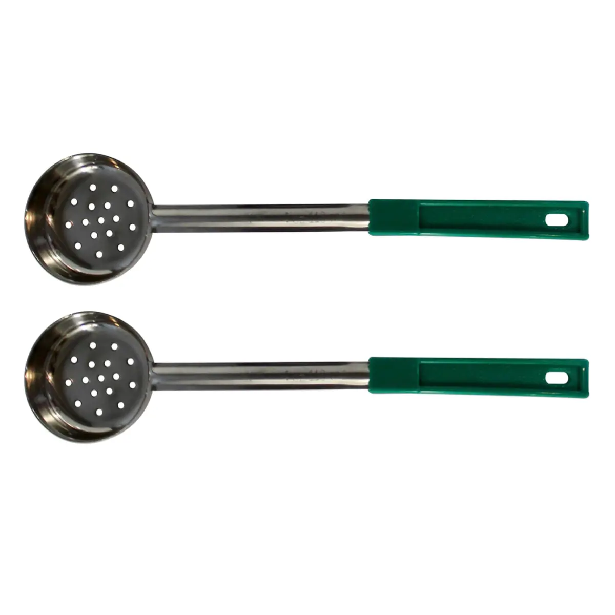 Habanerofire 4 oz Slotted Stainless Steel Portion Control Ladle Spoodle - Pack of 2 | Commercial Grade for Draining & Serving Pasta, Veggies - main product image