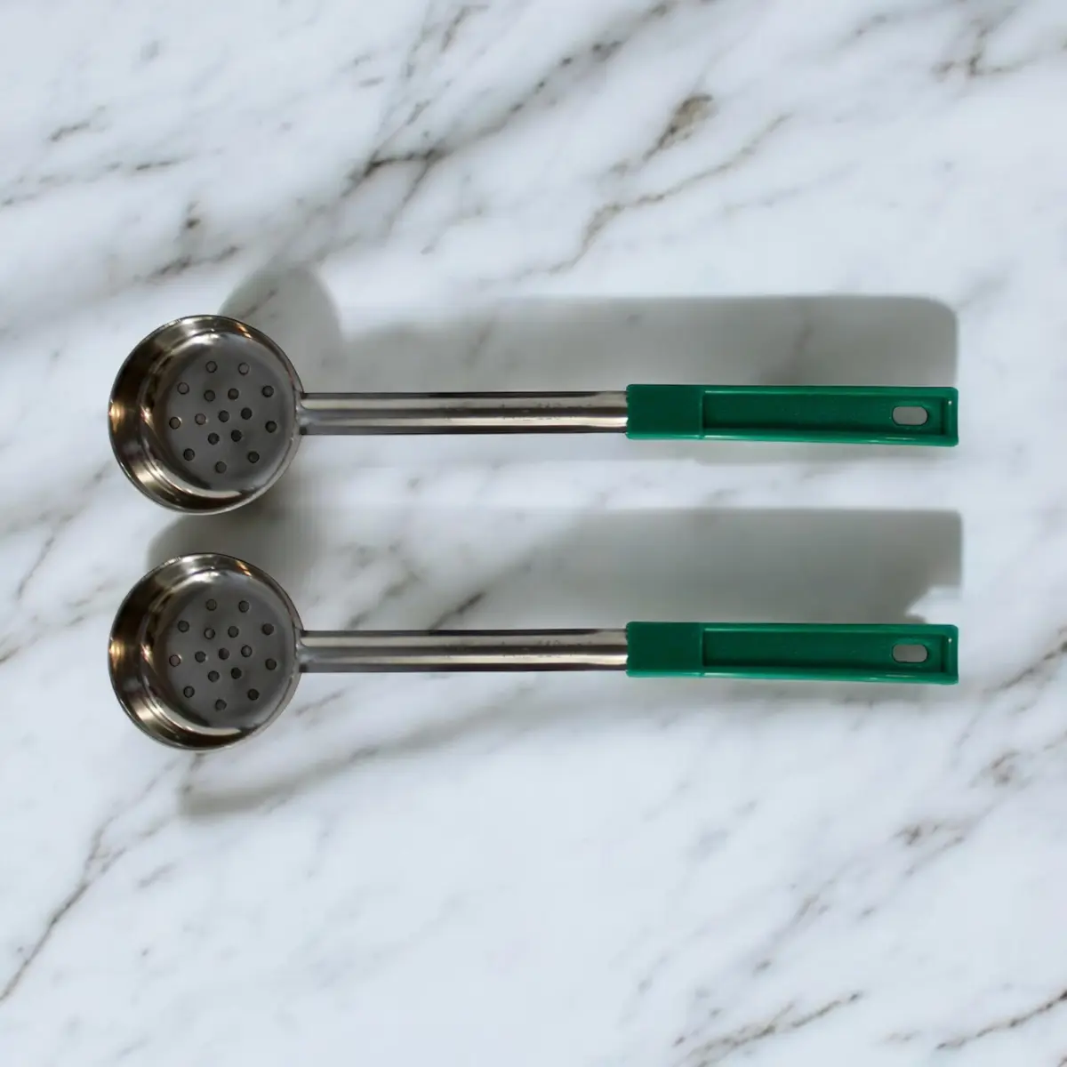 Habanerofire 4 oz Slotted Stainless Steel Portion Control Ladle Spoodle - Pack of 2 | Commercial Grade for Draining & Serving Pasta, Veggies - view 9