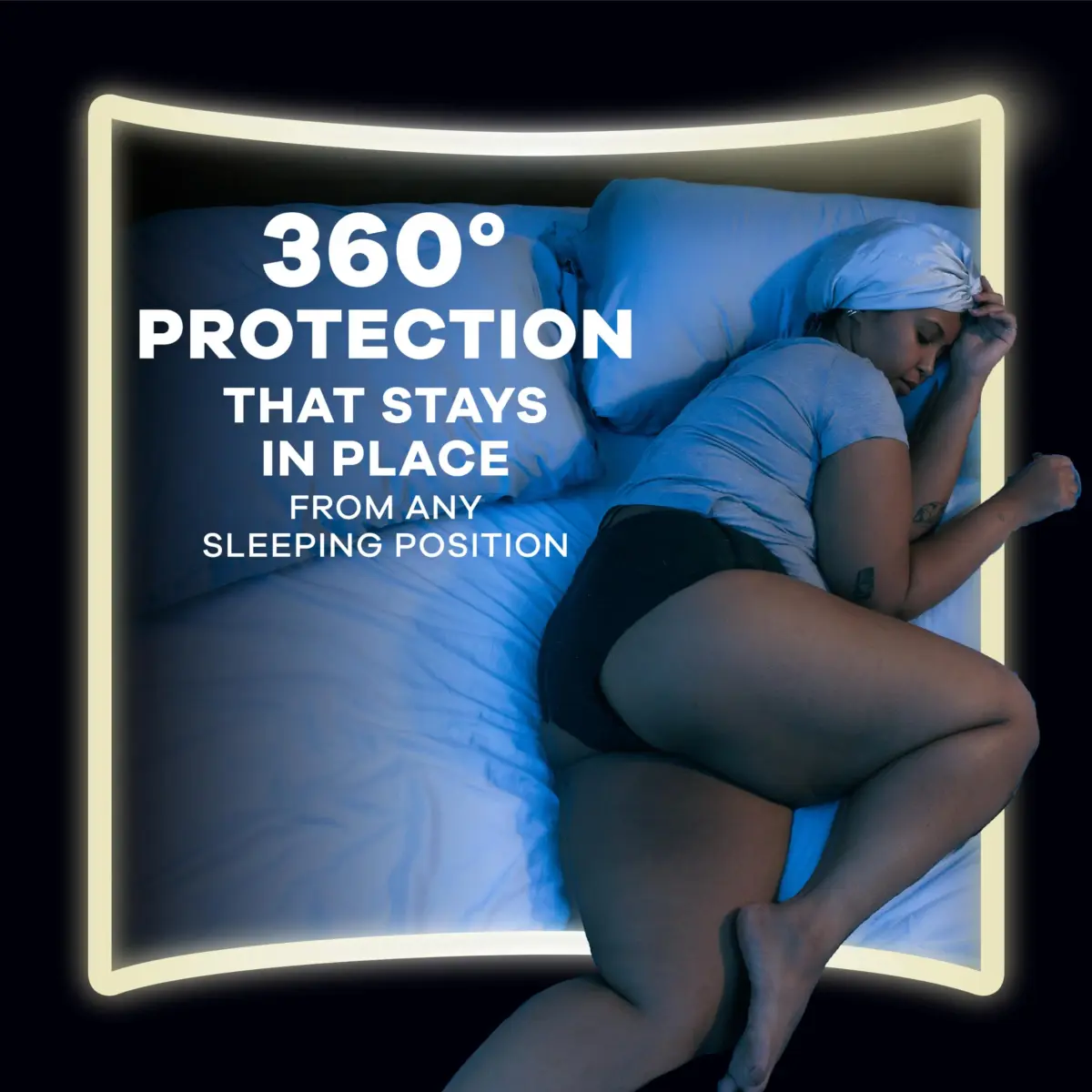 Always ZZZ Overnight Disposable Period Underwear for Women, Large, 14 Count | 360° Leak Protection - view 6