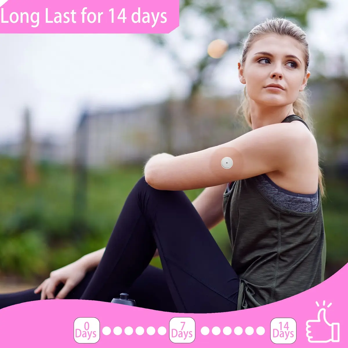 HONYOU Libre 2 Plus Sensor Covers Transparent 40 Count | Waterproof & Breathable Adhesive Patches - view 6