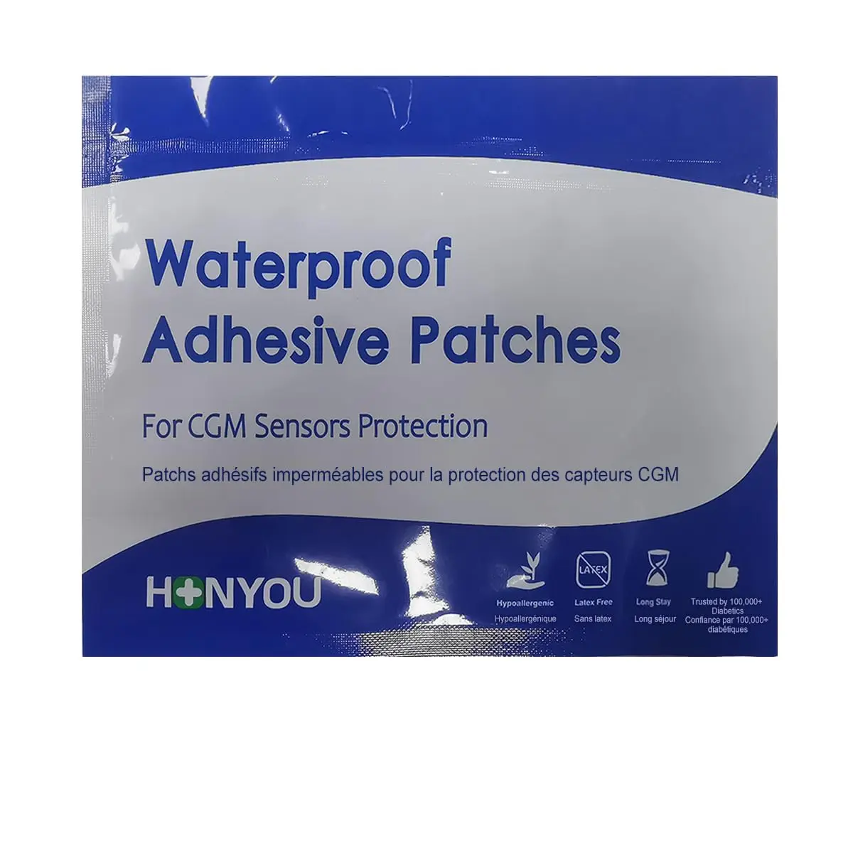 HONYOU Libre 2 Plus Sensor Covers Transparent 40 Count | Waterproof & Breathable Adhesive Patches - view 8