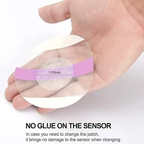 HONYOU Libre 2 Plus Sensor Covers Transparent 40 Count | Waterproof & Breathable Adhesive Patches - view 4