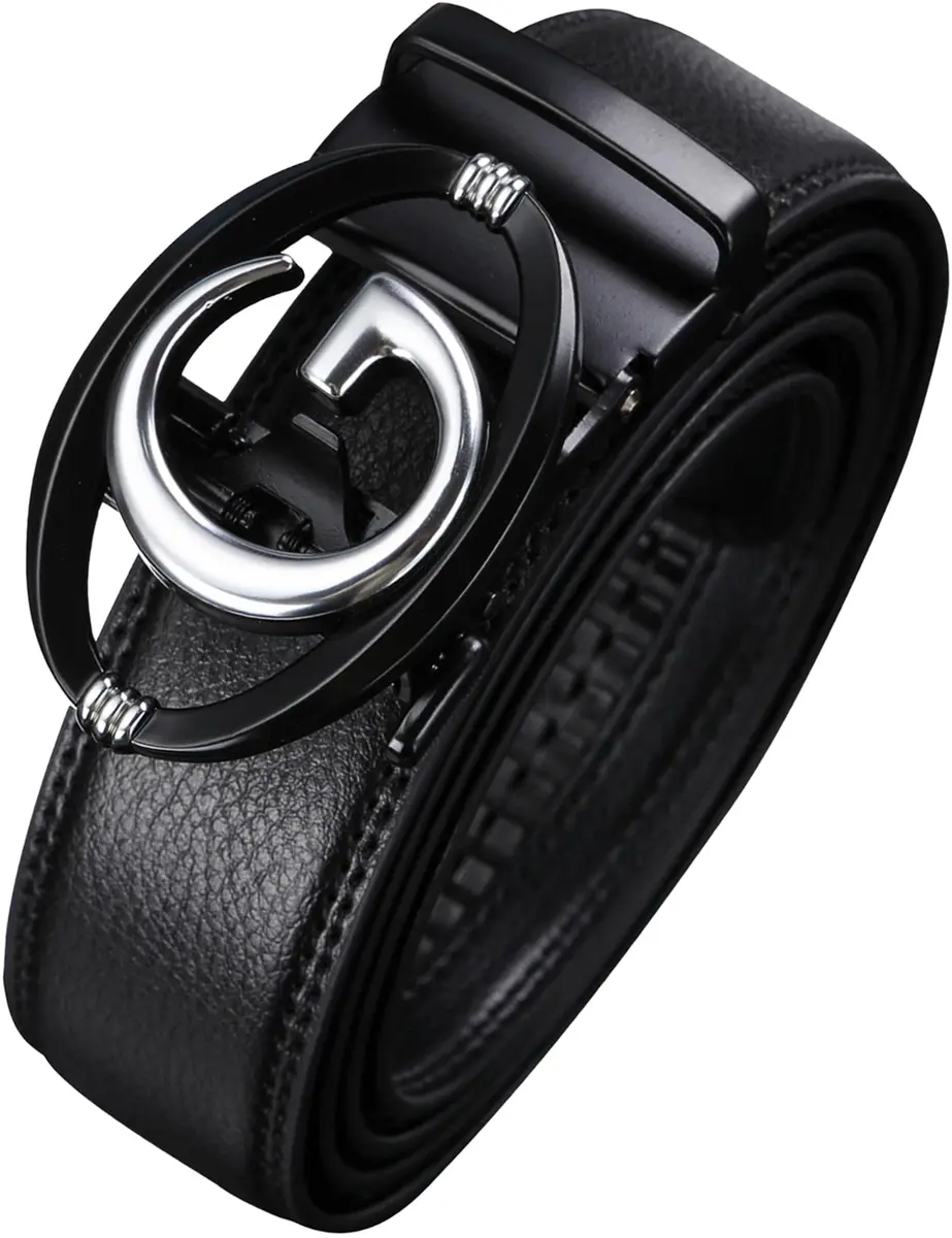 Civantiya Men's Ratchet Belt Leather Belt Adjustable for Men Gift 1 3/8-Inch | Perfect Fit & Urban Style - main product image