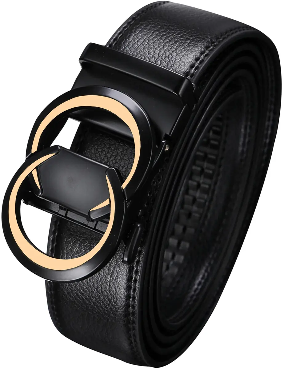 Civantiya Men's Ratchet Belt Leather Belt Adjustable for Men Gift 1 3/8 in (3.49 cm) | Perfect Fit & Urban Style - main product image