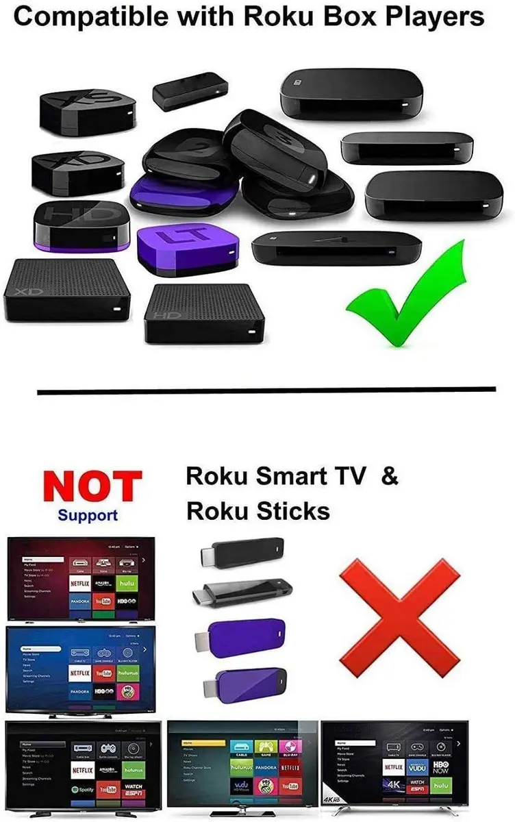 Elekpia IR Remote Control for Roku 1-4 & Express, 13.7cm (5.5") | No Pairing Needed - view 3