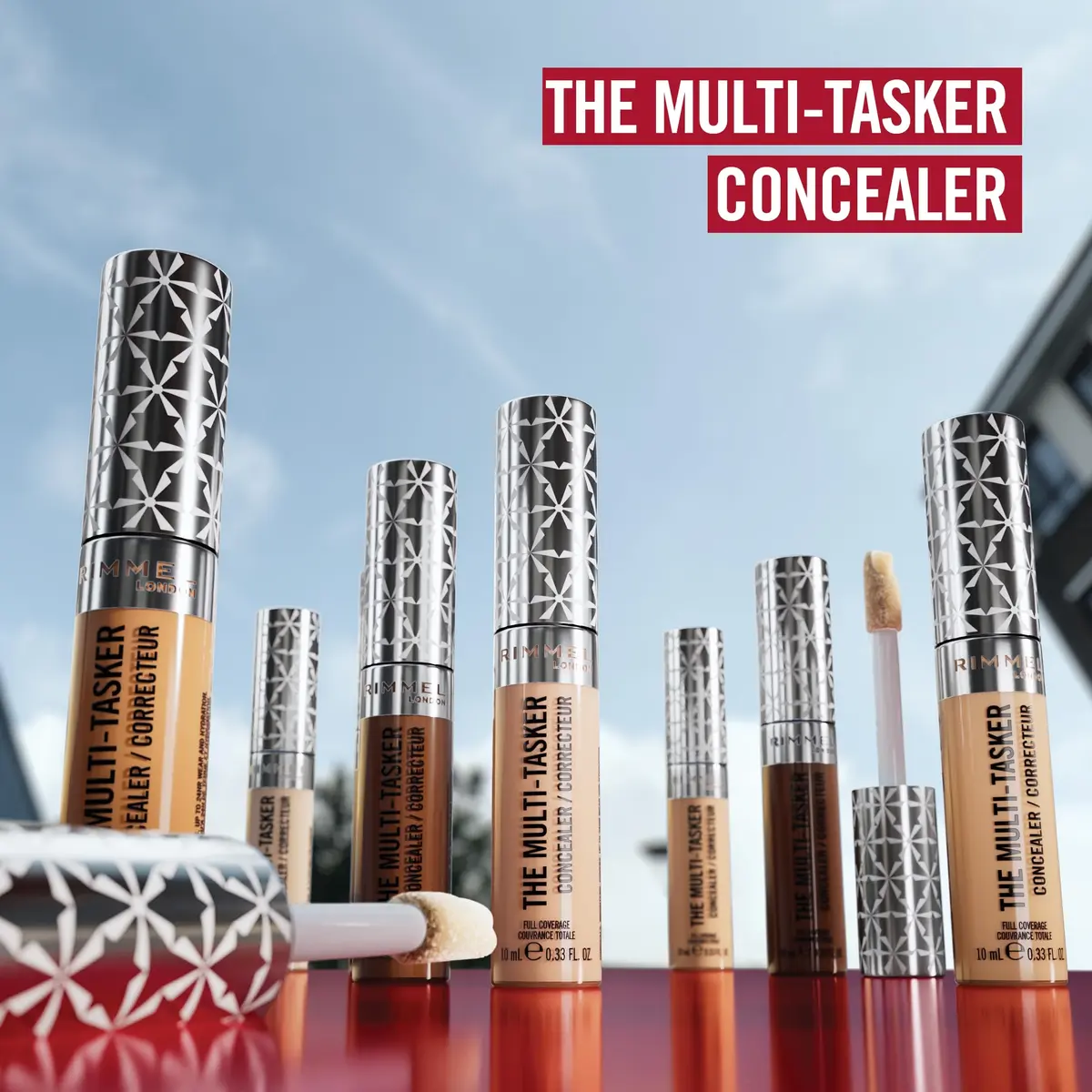 Rimmel Multi-Tasker Concealer 0.33oz | Crease-Proof, Waterproof, Vegan Formula - view 4