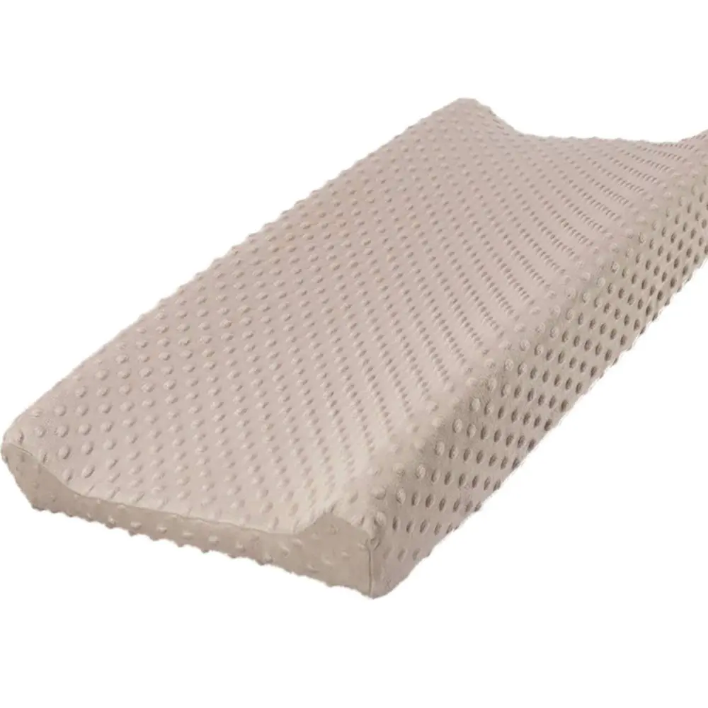OWLOWLA Changing Pad Cover Soft Minky Table Sheets Baby Boys Girls | Ultra-Soft & Breathable, Fits Most Standard Pads, Easy to Wash, Khaki - main product image