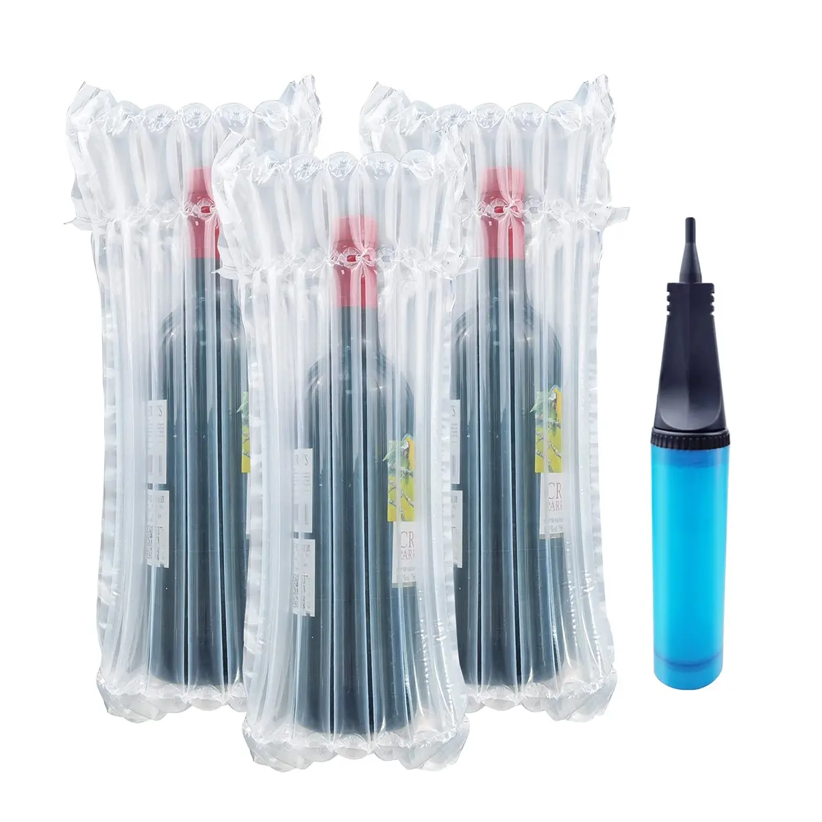 Conilly Inflatable Wine Bottle Travel Protector Bags 20 Packs (16.75 x 9.5 inches) | Reusable Packaging Air Cushions - main product image