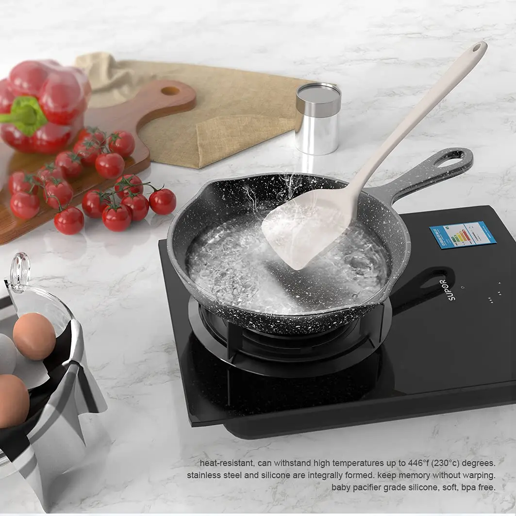 AOTHOD Silicone Cooking Utensils Set - Heat Resistant Kitchen Gadgets, BPA Free, Dishwasher Safe | 446°F - view 6