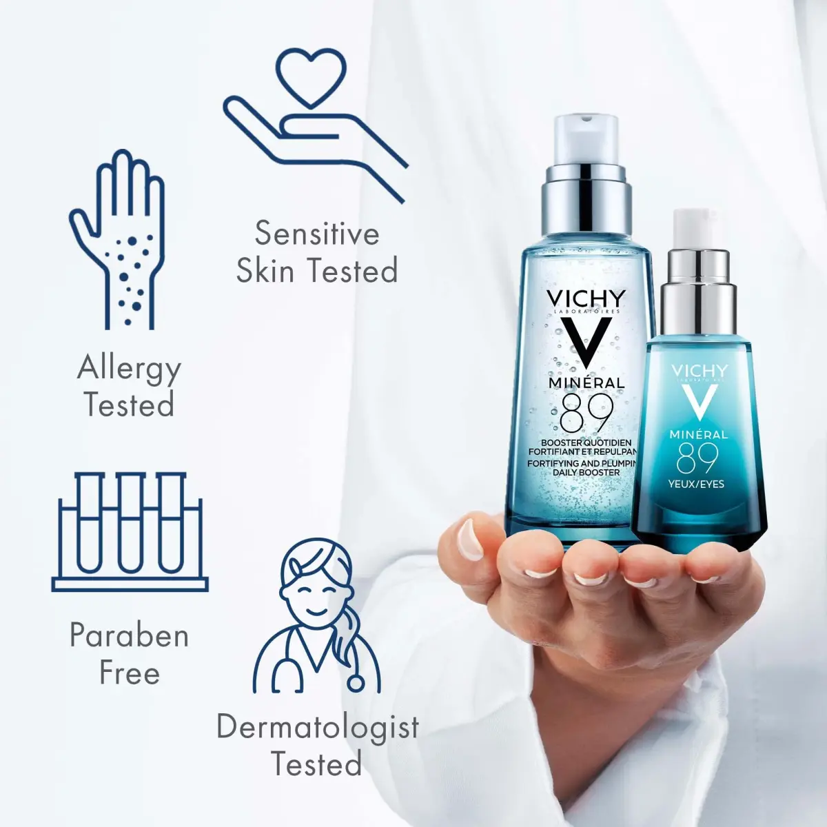 VICHY Mineral 89 Daily Skin Booster Serum 65ml (2.19 fl oz) | Hyaluronic Acid & Volcanic Water - view 7