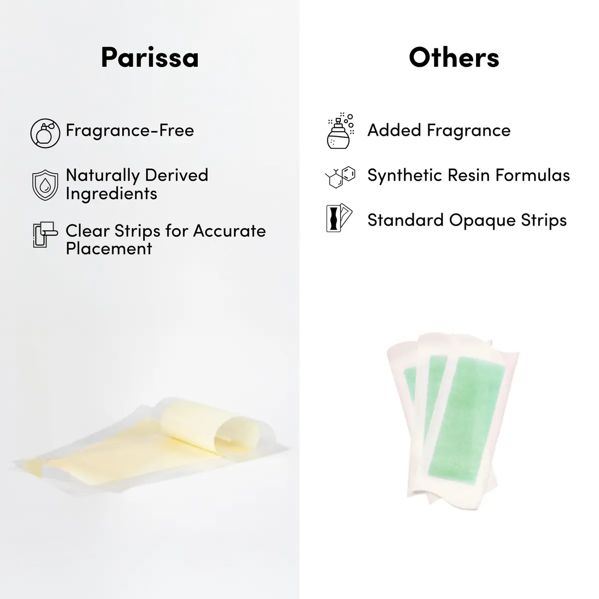 Parissa Natural Face & Lip Wax Strips — Facial Hair Removal for Sensitive Skin | Ready-to-Use | 20 Strips (10 x 2) | Gentle & Biodegradable - view 9