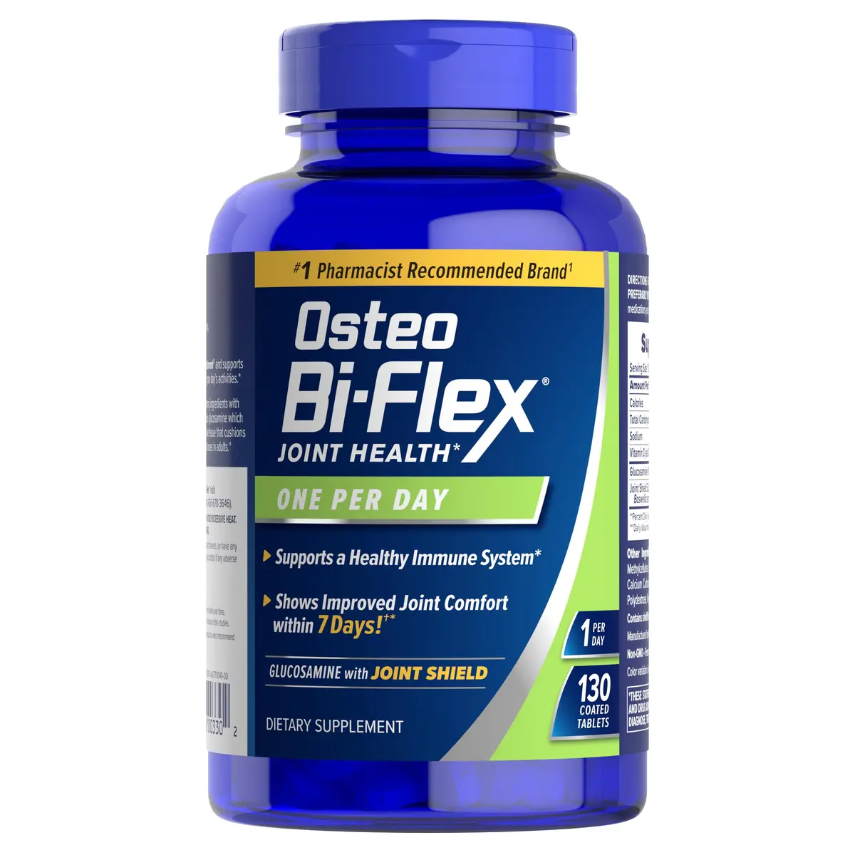 Osteo Bi-Flex One Per Day Vitamin D Supplement, 130 Coated Tablets | Supports Bone & Joint Health - main product image