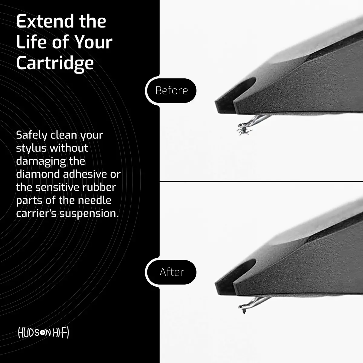Hudson Hi-Fi Ultra Sonic Stylus Cleaner | 10ml (0.338 Fl Oz) | Cleans Vinyl Needles in 15 Seconds - view 6