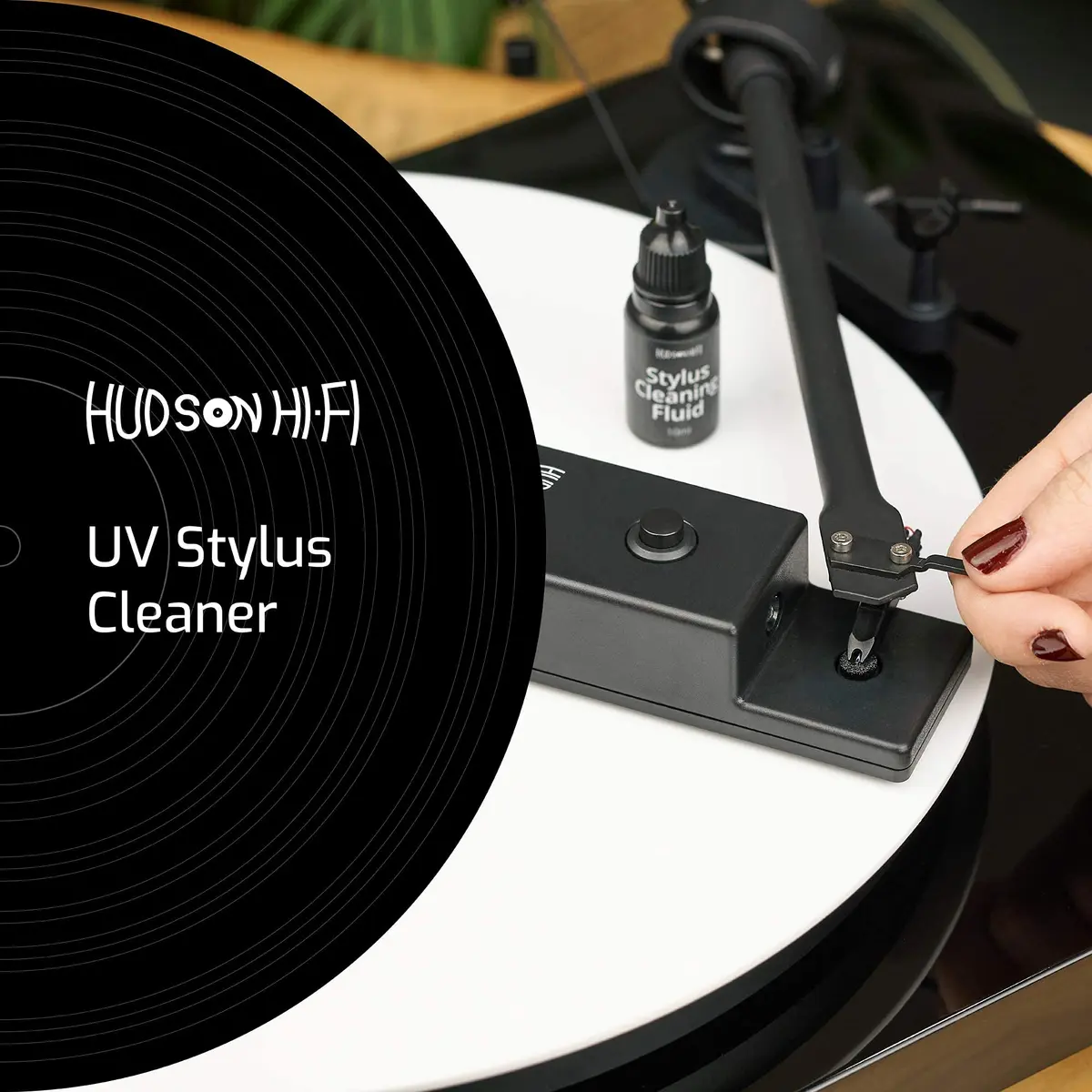 Hudson Hi-Fi Ultra Sonic Stylus Cleaner | 10ml (0.338 Fl Oz) | Cleans Vinyl Needles in 15 Seconds - view 2