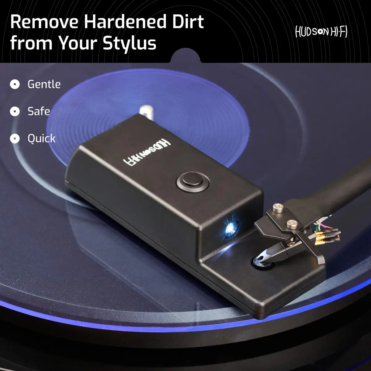 Hudson Hi-Fi Ultra Sonic Stylus Cleaner | 10ml (0.338 Fl Oz) | Cleans Vinyl Needles in 15 Seconds - view 4
