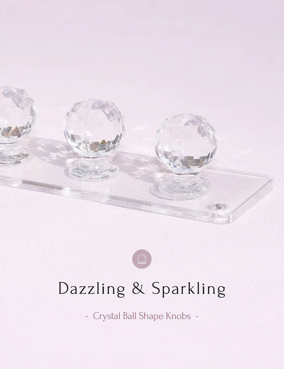Heesch Necklace Hanger, Wall Necklace Holder, Acrylic Jewelry Organizer | Clear 2-Pack - view 7