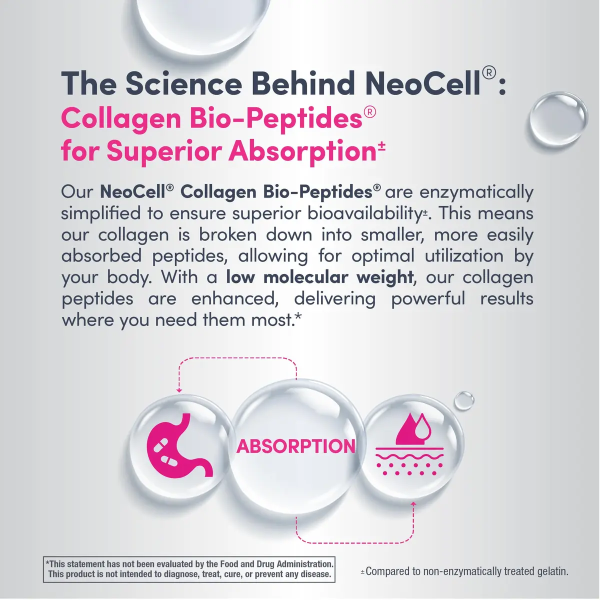 NeoCell Grassfed Collagen Peptides Powder 603g (21.2 oz) | Types 1 & 3 for Hair, Skin, Nails & Joints - view 6
