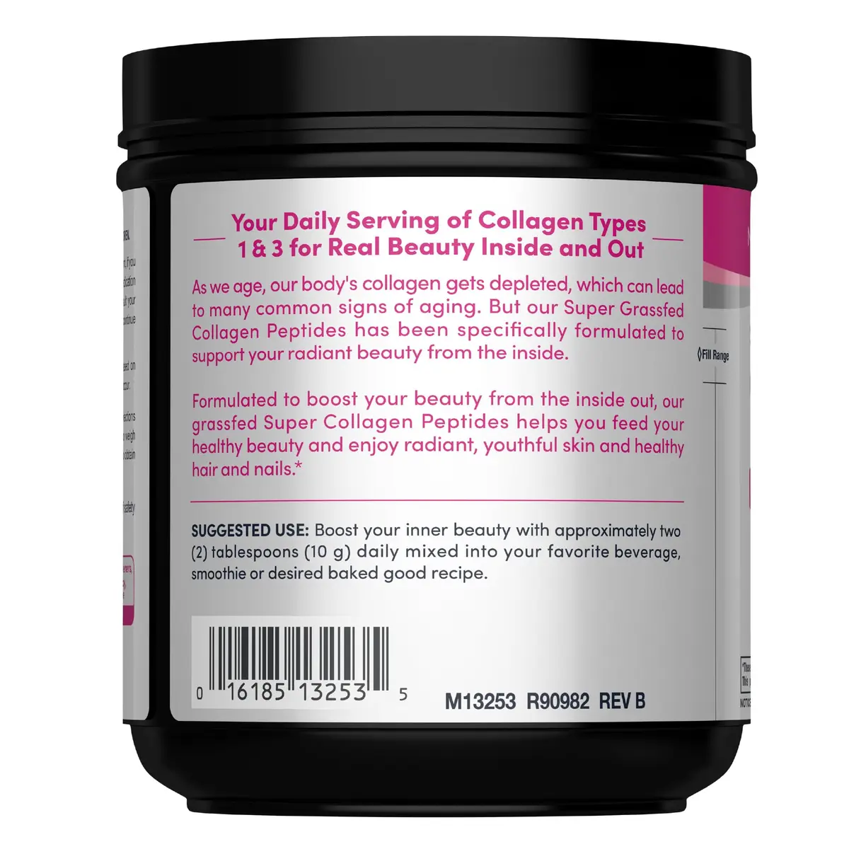 NeoCell Grassfed Collagen Peptides Powder 603g (21.2 oz) | Types 1 & 3 for Hair, Skin, Nails & Joints - view 3
