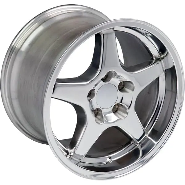 OE Wheels LLC CV01-17095-5475-56P Polished Wheel Painted 17 in | 9.5 in width, 5 x 120 mm, 56 mm Offset - view 4