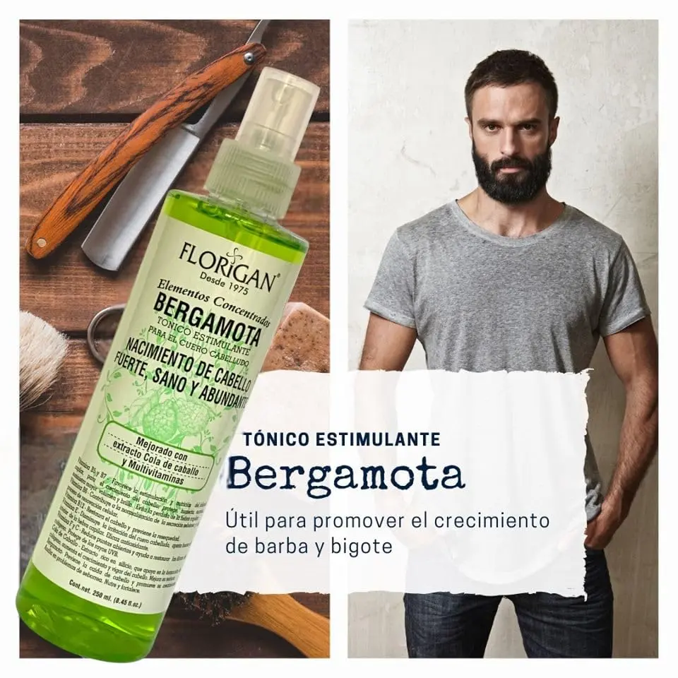 Florigan Bergamota Hair Growth Tonic Spray 250ml (8.45 Fl Oz) | Stimulates Growth & Prevents Loss - view 3
