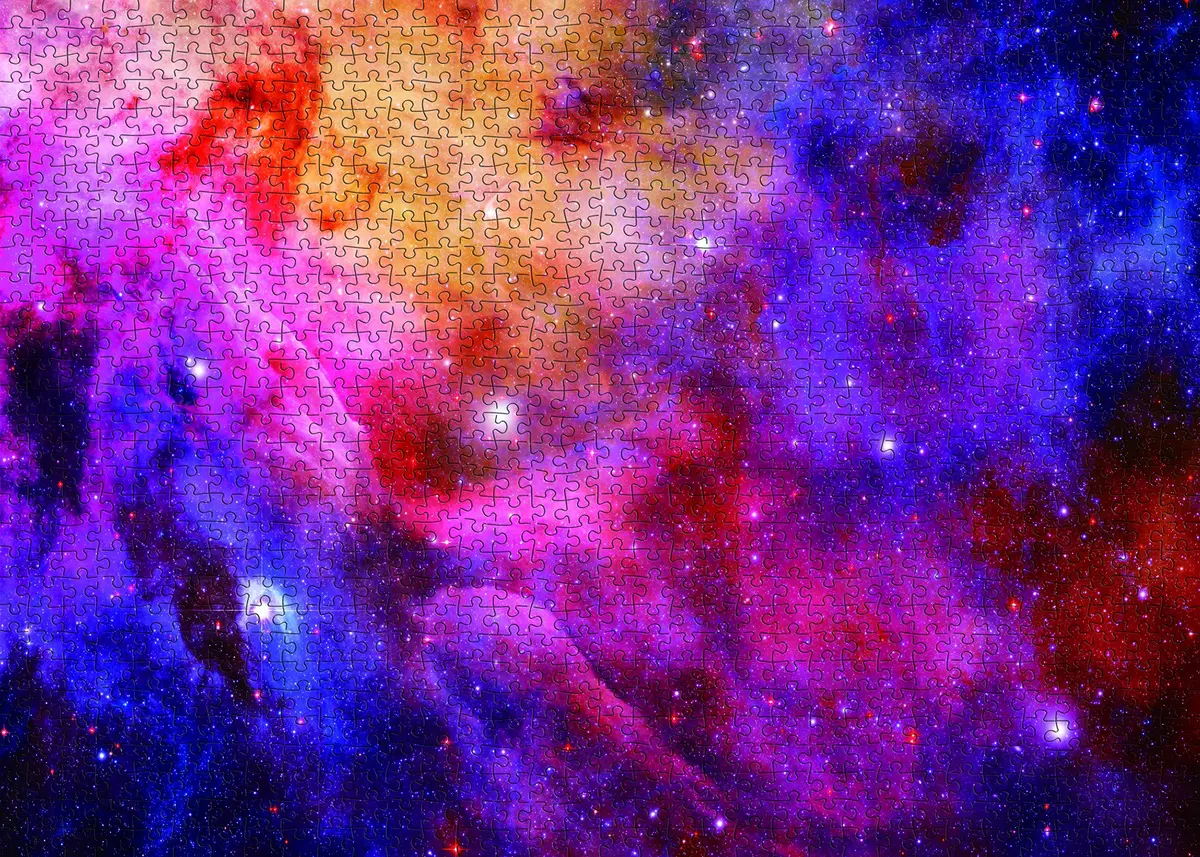 Henley Place Starry Galaxy Space Puzzle for Adults, 1000 Piece Jigsaw Puzzle with Poster | Educational Toy for Kids & Families - view 3